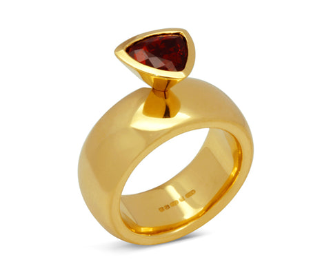 Transforming Ring to Pendant - Garnet