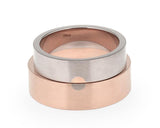 Arc Wedding Ring - Rose Gold