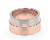 Box Wedding Ring - Rose Gold