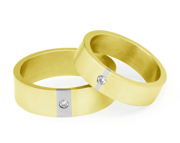 Diamond Wedding Ring - Yellow Gold
