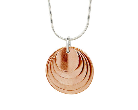 Pendant–Rose Gold plated silver