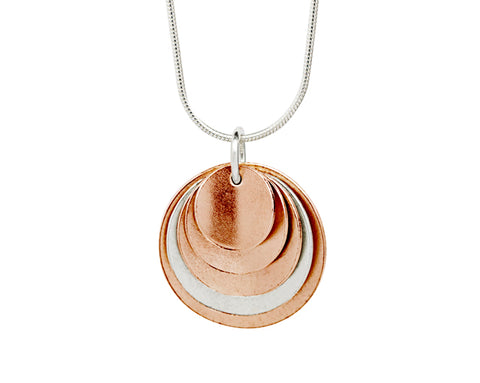 Pendant– 18ct Gold: Rose & white