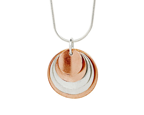 Pendant–18ct Gold: Rose & White