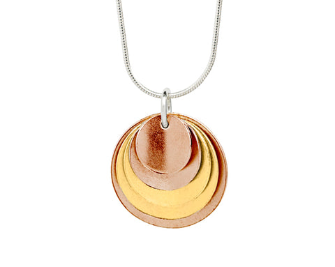 Pendant–18ct Gold: Rose & Yellow