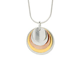 Pendant–18ct Gold: White, Rose & Yellow