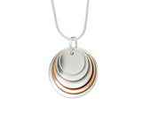 Pendant–18ct Gold: Rose & white