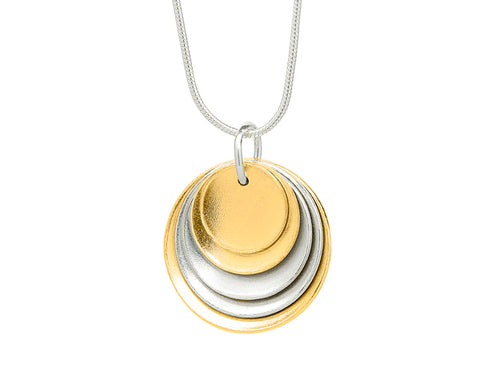 Pendant–18ct Gold: Yellow & White