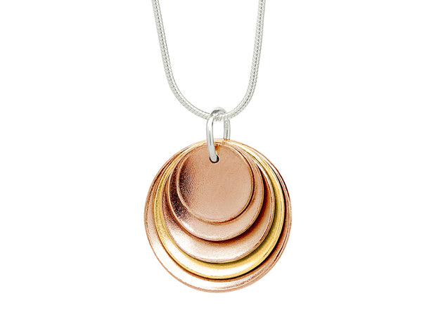 Pendant–18ct Gold: Rose & Yellow