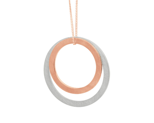 Pendant–18ct Gold: Rose & White