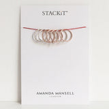 Stack Ring ~ Bead Silver