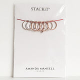 Stack Ring ~ Satin Silver