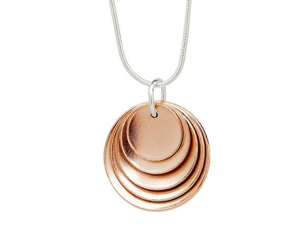 Pendant–Rose Gold plated silver
