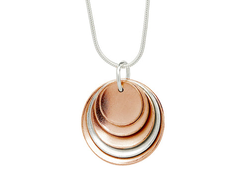 Pendant–Rose Gold plated silver