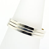 Stack ring ~ Skinny Shiny Silver