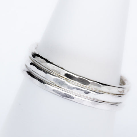 Stack Ring ~ Bright Silver